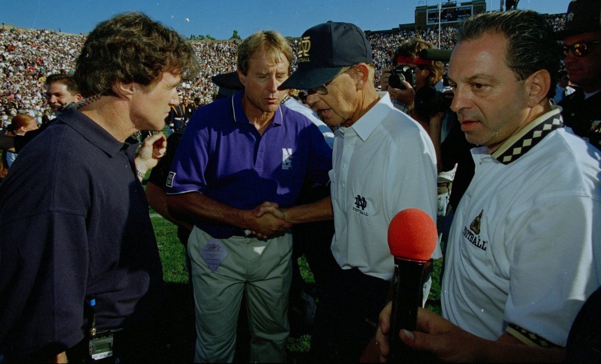 holy shit northwestern beat notre dame