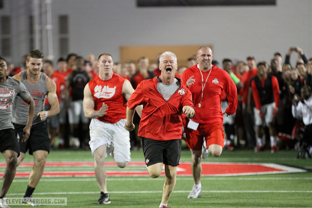 Kerry Coombs and Zach Smith participate in fastest student races last year
