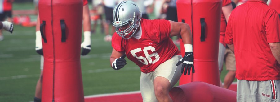 Matt Burrell made a push for the starting right guard job. He'll have to keep improving to be the starter in game one. 