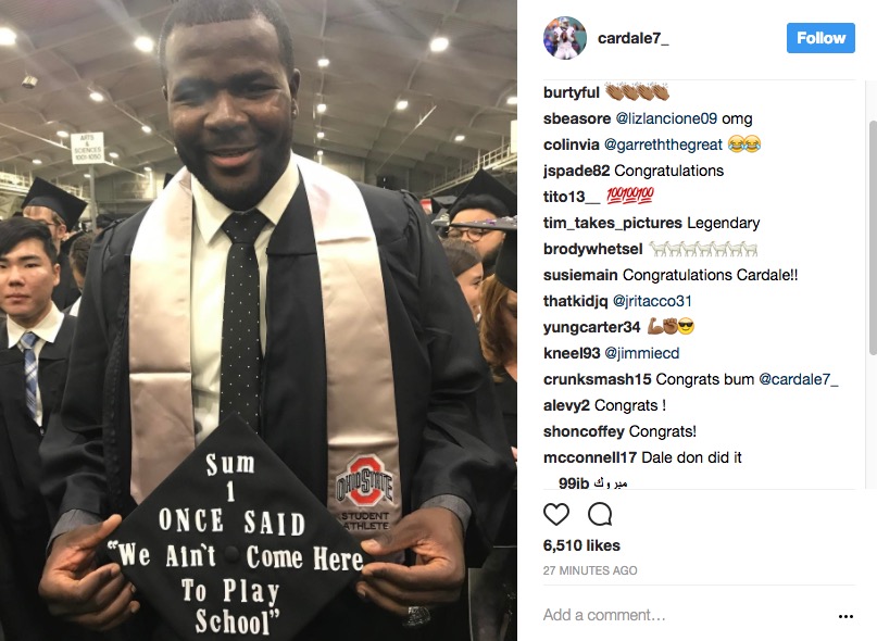 Cardale Jones graduation