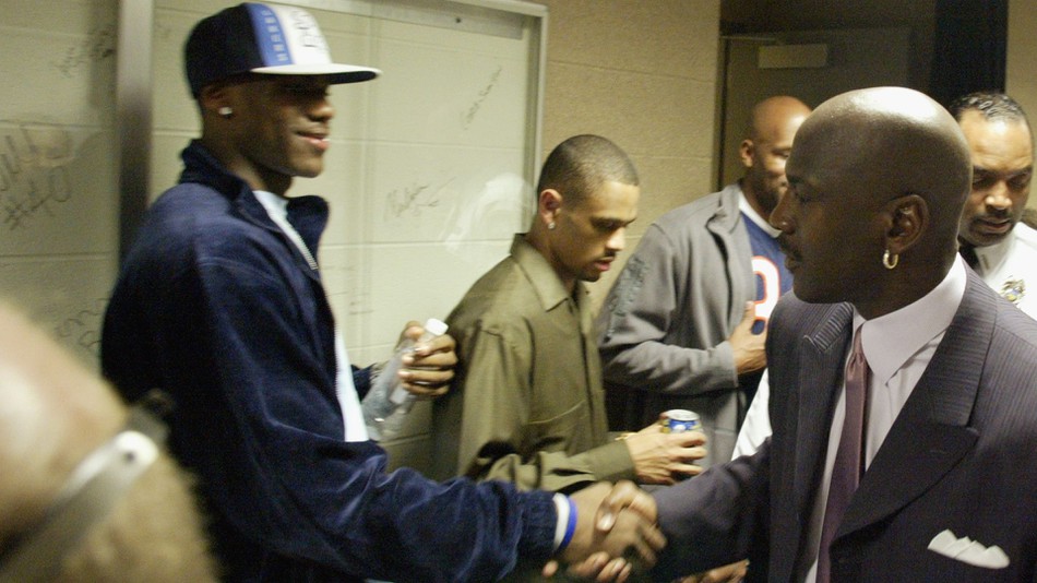 high school bron meets wizard jordan high school bron meets wizard jordan