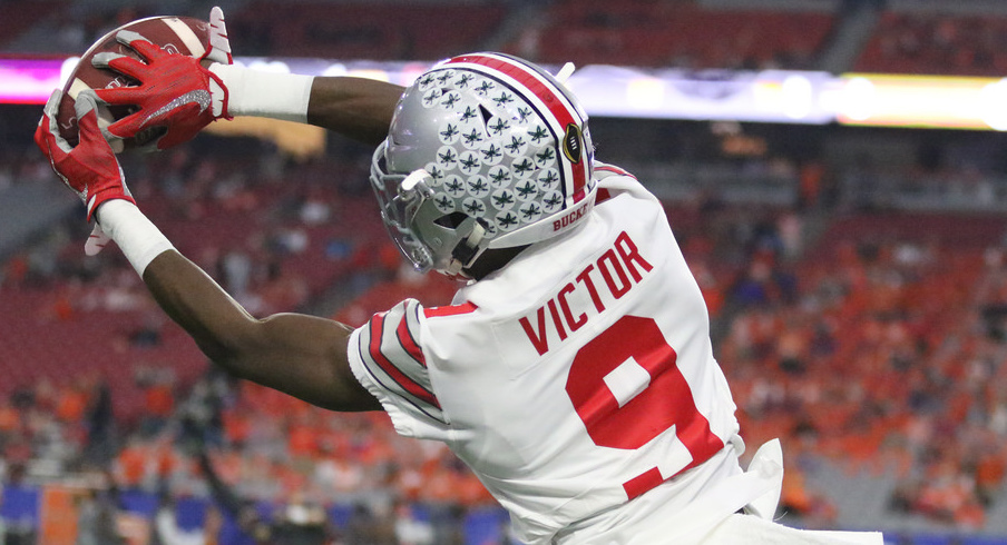 Ohio State wide receiver Binjimen Victor