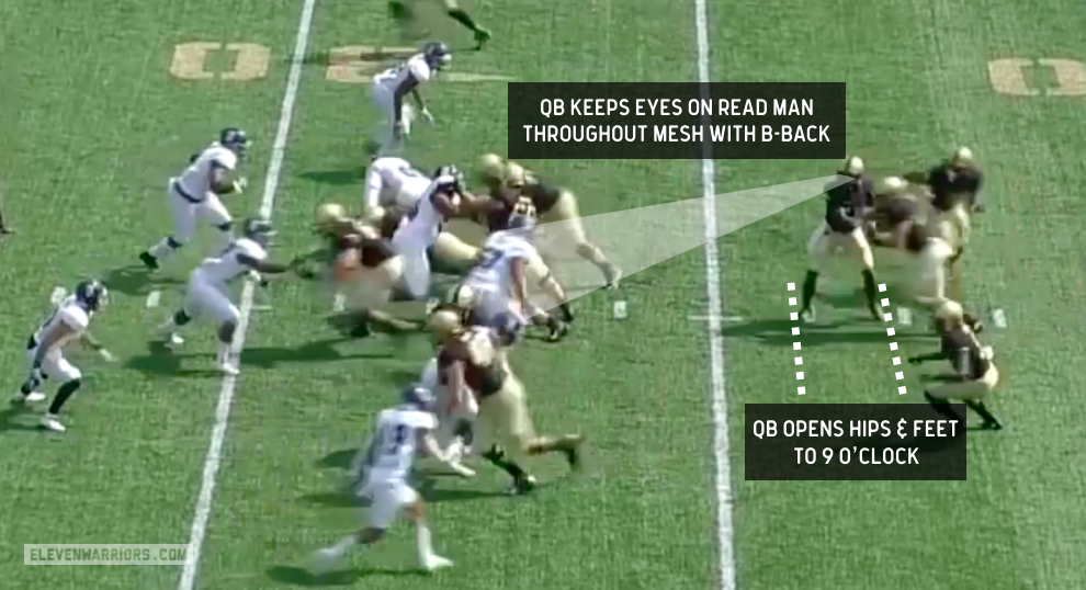 The first read on the triple option