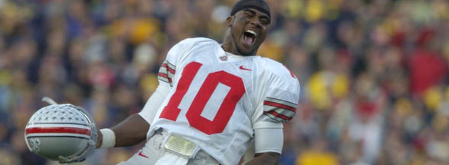 In 2005, Troy Smith went off for 337 total yards and two touchdowns in OSU's 25-21 win in the Big House