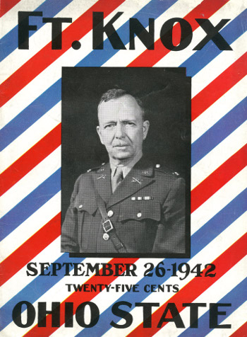 program cover for Fort Knox, 1942