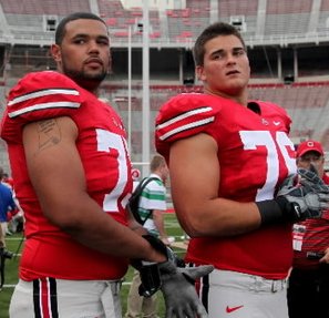 Big Mike and J.B. (photo: M. Fong / Plain Dealer) Big Mike and J.B.