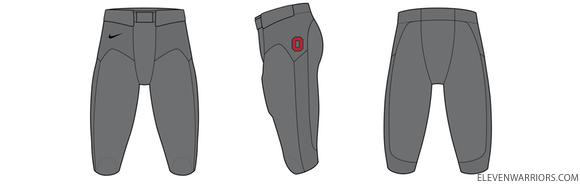 2010 Ohio State Nike Pro Combat Bottoms