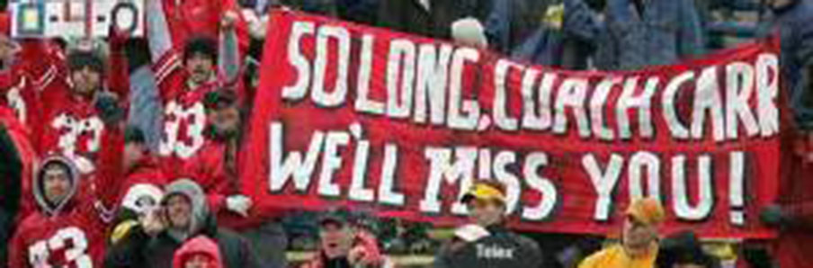 Lloyd Carr sign Lloyd Carr sign