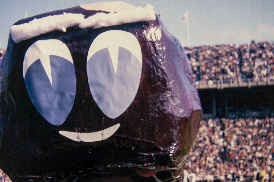 Brutus Buckeye, circa 1965. / The Ohio State University Archives (Photo by Jim Baer)