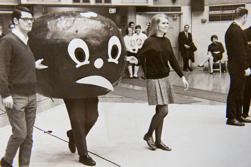 Brutus Buckeye, 1968 / The Ohio State University Archives.