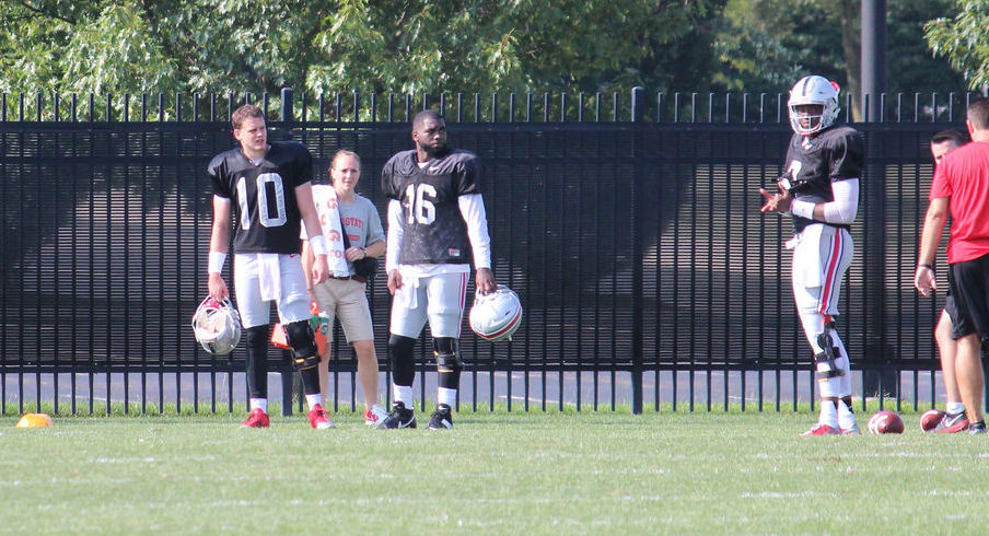 Ohio State's top three quarterbacks. Ohio State's top three quarterbacks.