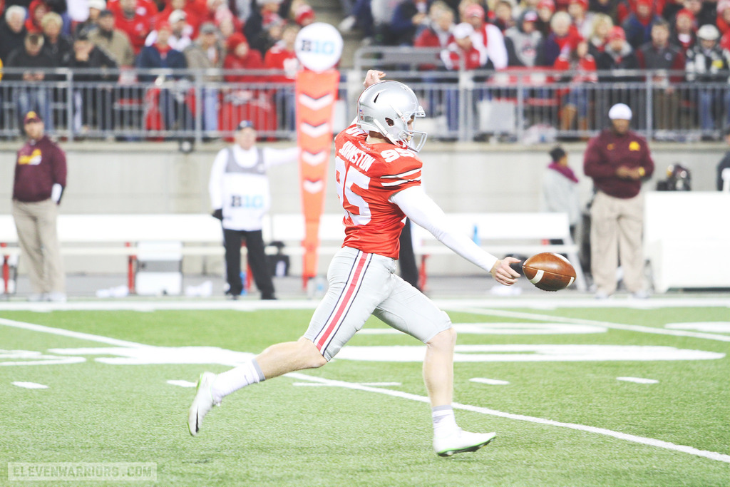 Cameron Johnston's punting ability could be greatly missed by the Buckeyes this season.