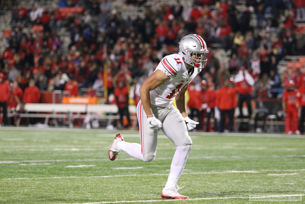 Most of Austin Mack's playing time last season came in blowouts, like the Buckeyes' 62-3 win at Maryland.