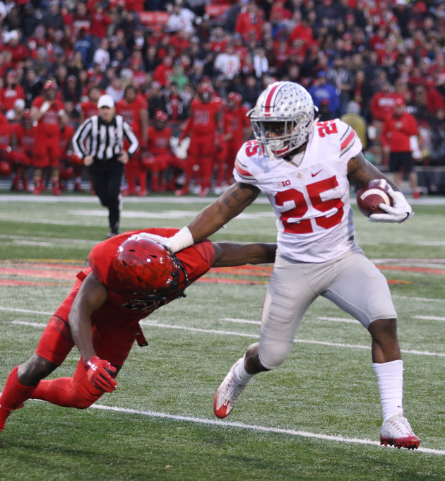 Mike Weber is Ohio State's returning starter at running back.