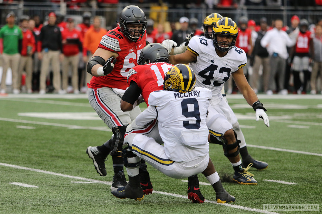 Mike McCray is the only returning starter on Michigan's defense. Mike McCray is the only returning starter on Michigan's defense.