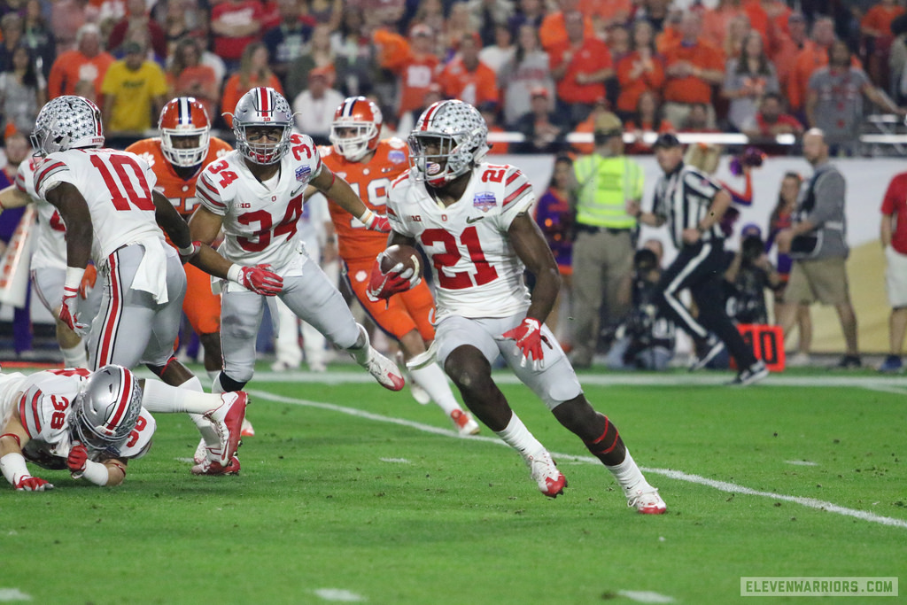 Parris Campbell was one of the nation's most consistently effective kickoff returners last year.