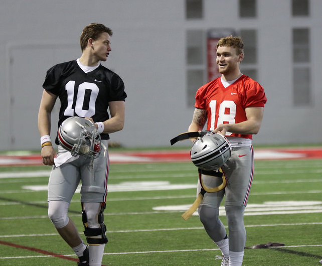 Joe Burrow and Tate Martell Joe Burrow and Tate Martell