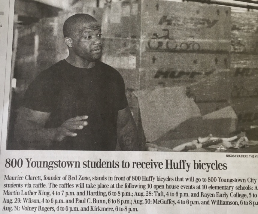 Maurice Clarett pays it forward. Maurice Clarett pays it forward.