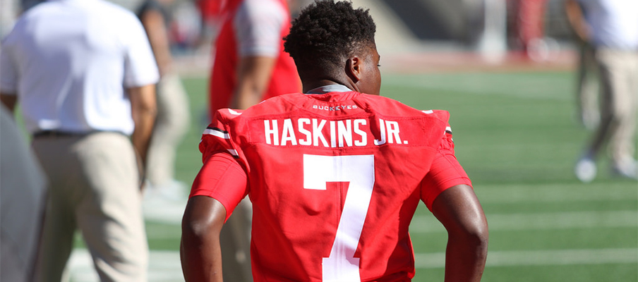 Dwayne Haskins could be Ohio State's quarterback of the future. Dwayne Haskins could be Ohio State's quarterback of the future.