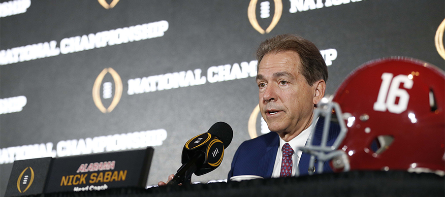 Nick Saban and the Crimson Tide are once again the favorites for the national title.