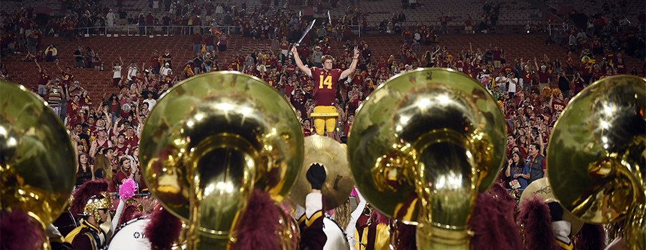 Sam Darnold's is the frontrunner for the 2017 Heisman Trophy. Sam Darnold's is the frontrunner for the 2017 Heisman Trophy.