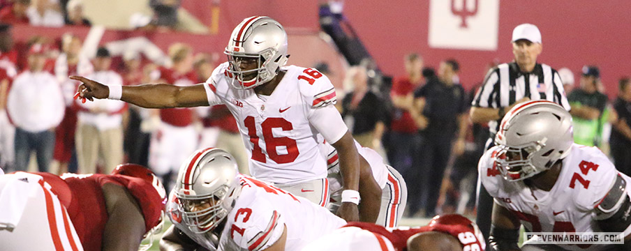 J.T. Barrett at Indiana, August 2017