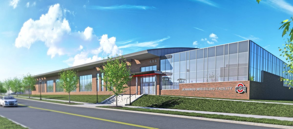 Ohio State's future wrestling facility is lit