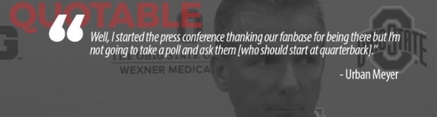 What about a blogger poll, though? What about a blogger poll, though?