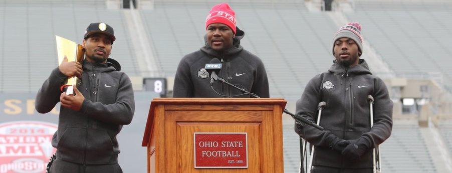 Braxton Miller, Cardale Jones and J.T. Barrett all starred under Urban Meyer. Braxton Miller, Cardale Jones and J.T. Barrett all starred under Urban Meyer.