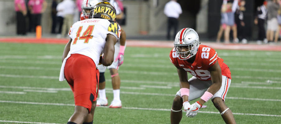 Jeffrey Okudah played 27 snaps against Maryland.