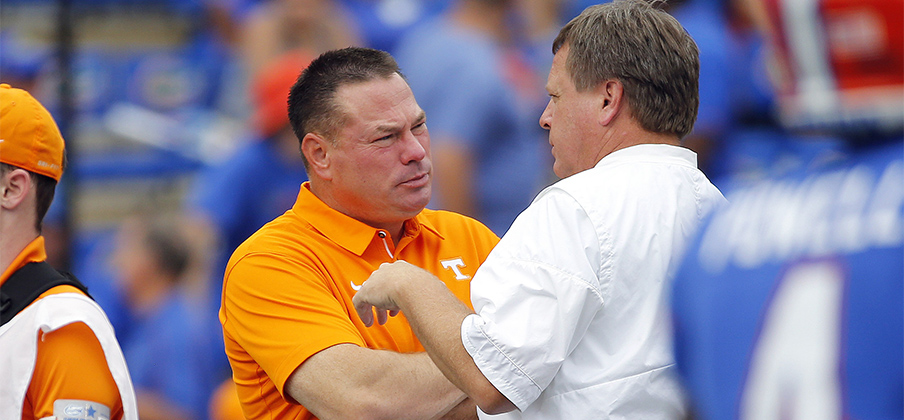 It's been a rough few years for Butch Jones and Jim McElwain. It's been a rough few years for Butch Jones and Jim McElwain.
