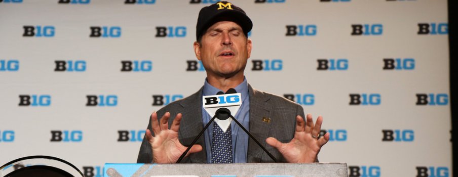 Yeah, I'm not really sure what Jim Harbaugh is doing here. 