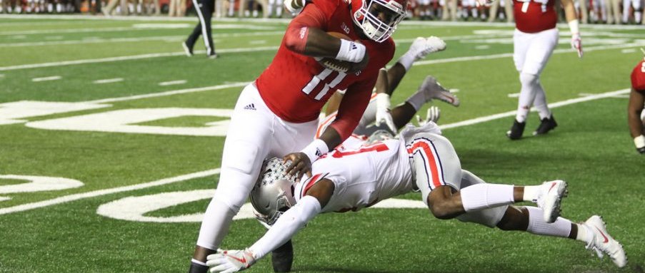 Denzel Ward posted two PBUs and a TFL against Rutgers. Denzel Ward posted two PBUs and a TFL against Rutgers.