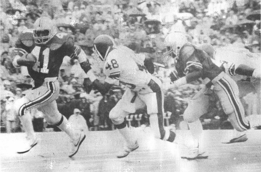 Keith Byars against Michigan State in 1983