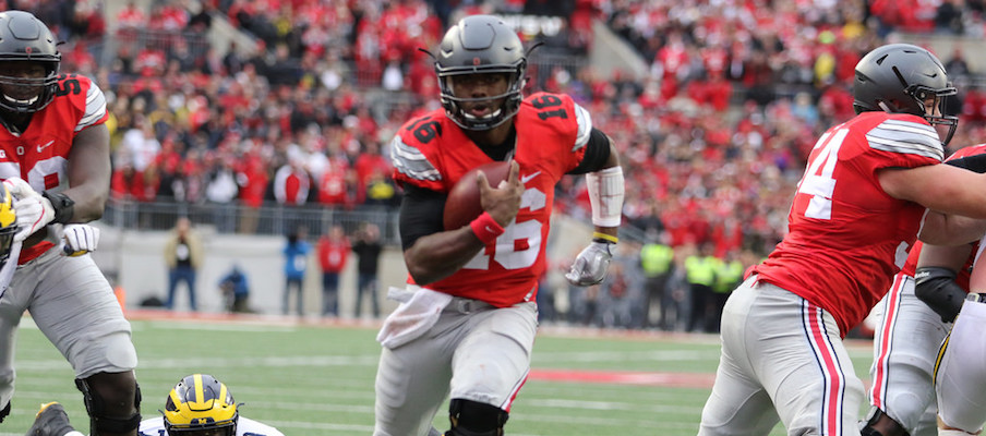 J.T. Barrett vs. Michigan in 2016