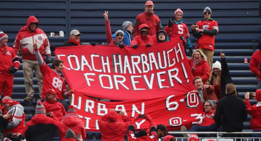 Coach Harbaugh banner