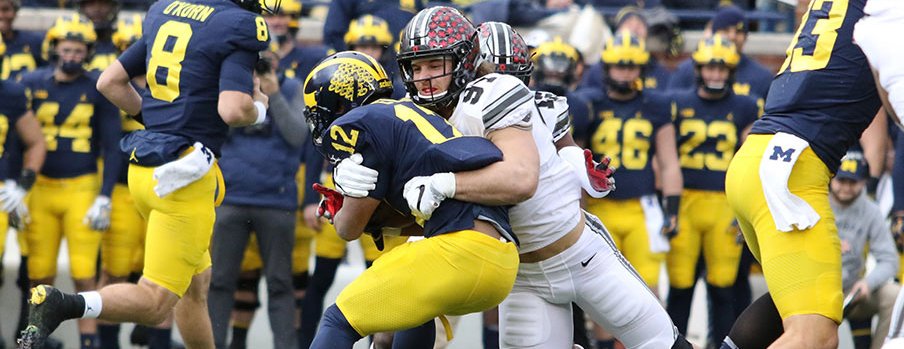 Nick Bosa posted five stops and a sack in the win over Michigan. 