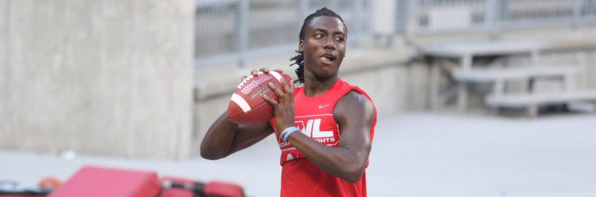 Emory Jones at Friday Night Lights in July 2017