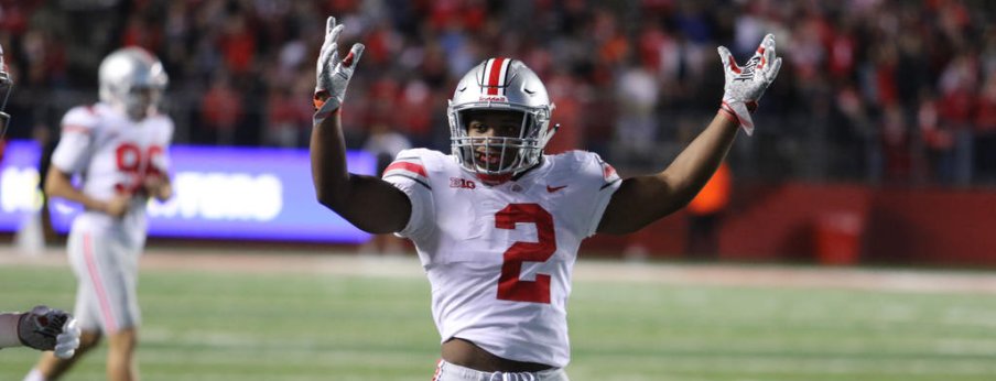 J.K. Dobbins is averaging 7.7 yards per carry on 13.2 carries per game. 