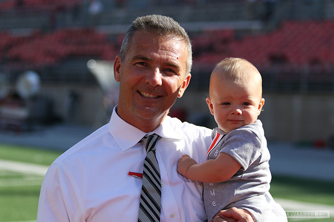 Urban Meyer and Troy Urban Meyer and Troy