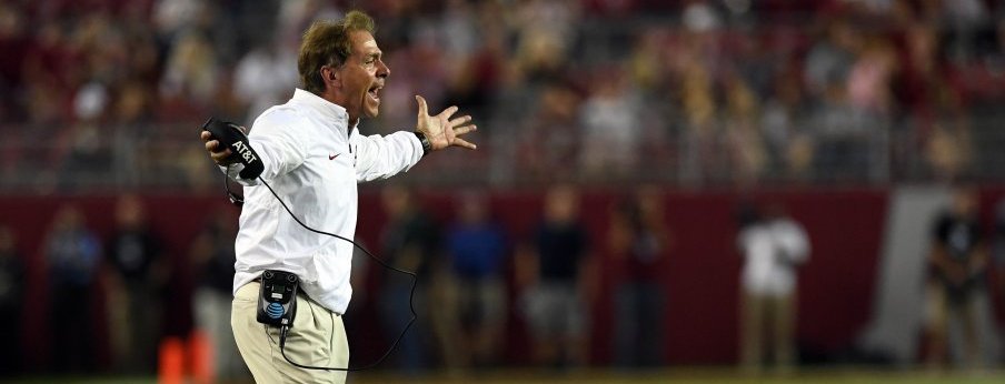 Poor Nick Saban can't catch a break.