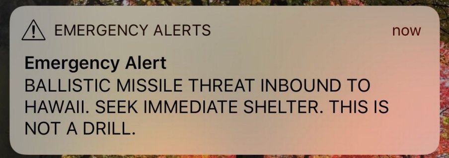 Emergency Alert Emergency Alert
