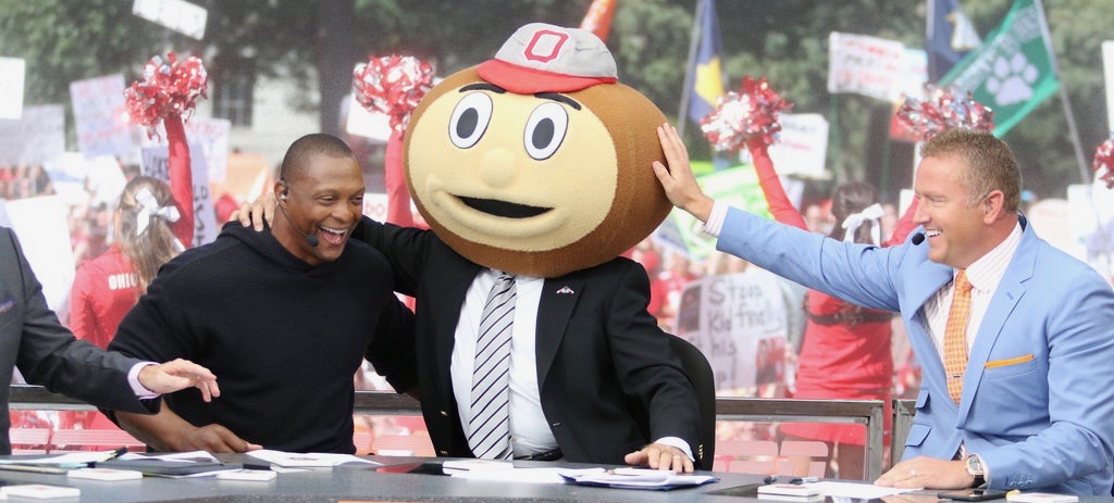 George on College Gameday