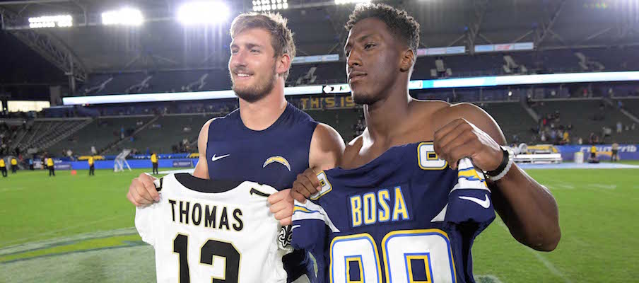 Joey Bosa and Michael Thomas