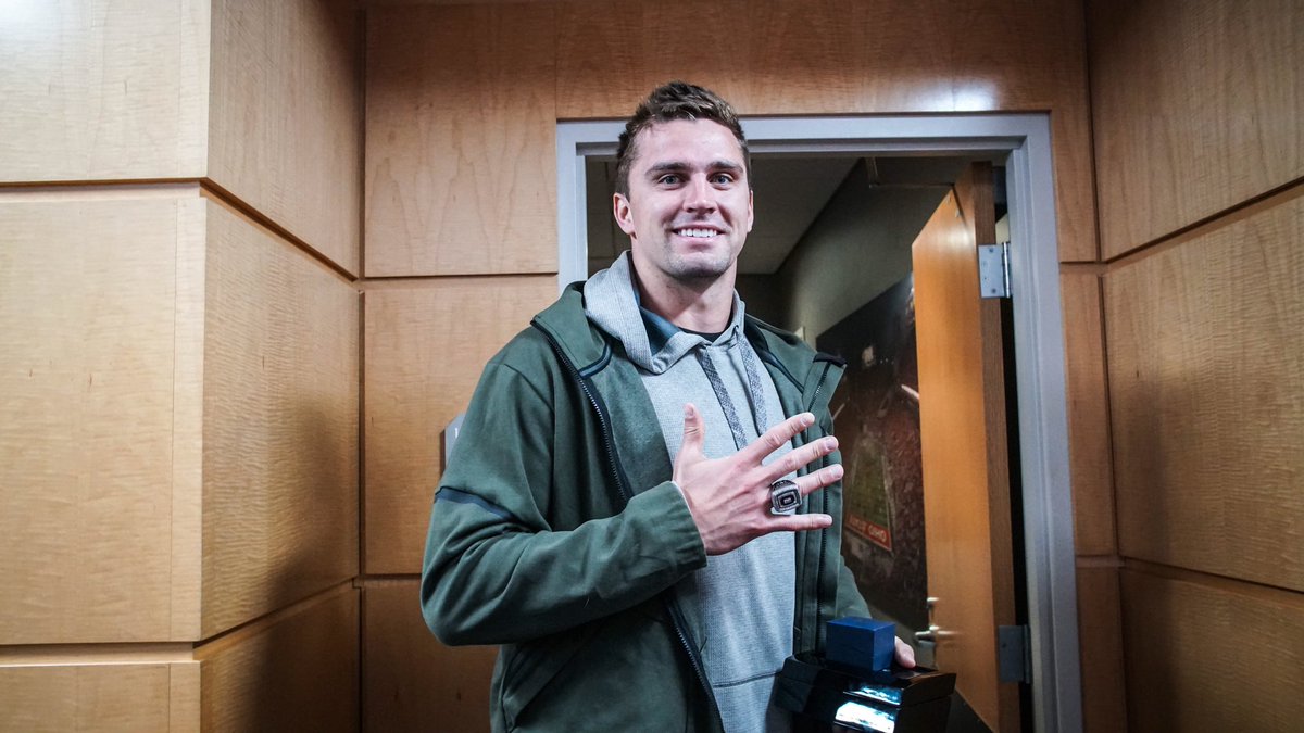 Sam Hubbard with Ring