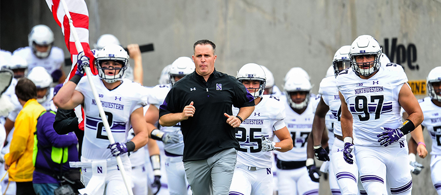 Pat Fitzgerald's Wildcats could be Wisconsin's biggest threat in the West.