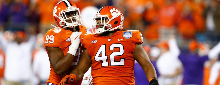 Clelin Ferrell and Christian Wilkins