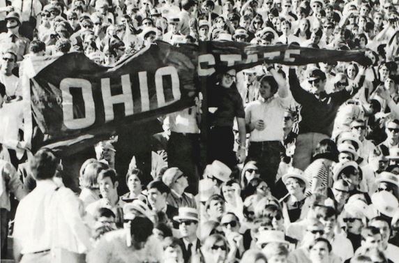 Fans at the Rose Bowl