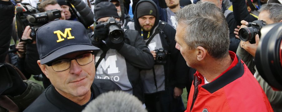 Jim Harbaugh remains winless against Urban Meyer's Buckeyes.