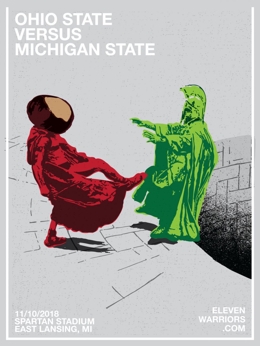 Brutus flips the script in this week's game poster.